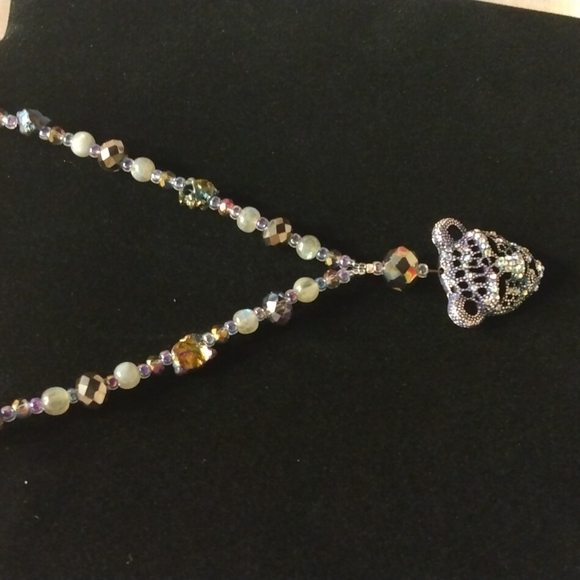 💖(2 for $20)Handmade beaded natural stone necklace - Picture 4 of 6